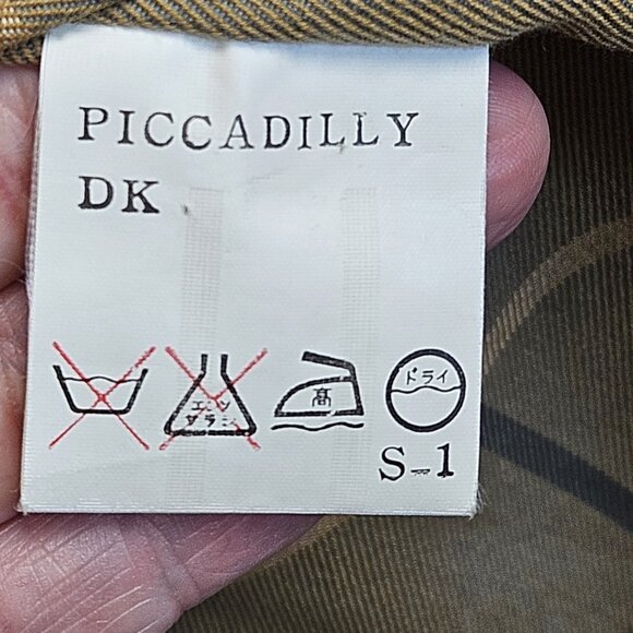 Burberry Maruzen Beige Nova Check Trench Coat Men XL Vintage 80s - Picture 6 of 16